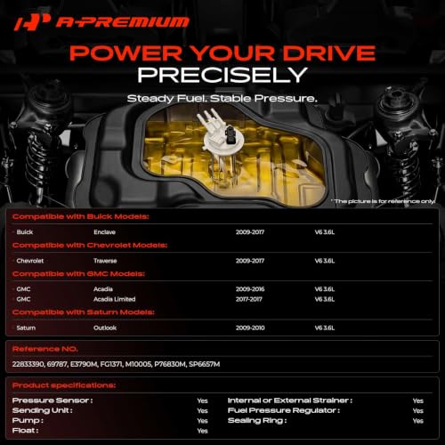 A-Premium Electric Fuel Pump Module Assembly with Pressure Sensor by A-Premium - Used condition - Image 2