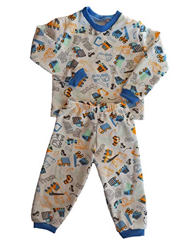 kit 2 pijamas inverno infantil menino moletinho flanelado quentinho 0 a 4 anos (0)