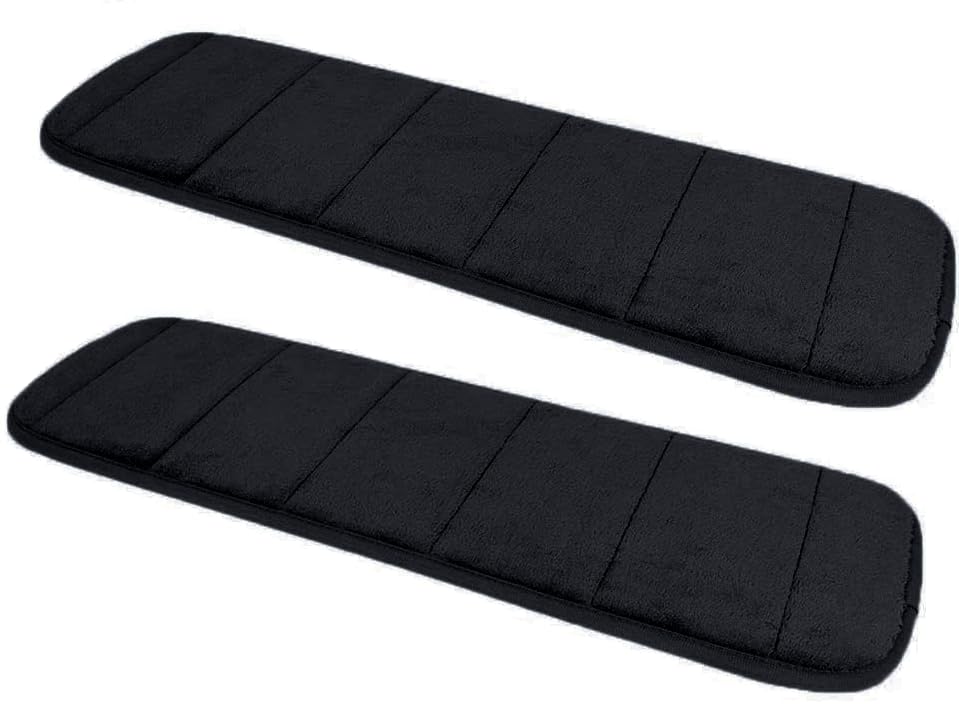 Home Brilliant Portable Memory Foam Arm Wrist Rest Pillow, Soft and Anti-Slip Wrist Support Mat for Keyboard Desktop Office Gaming (2pc, 8 x 19.5 Inch, Black) (B0CYQ43X35) Amazon Price History, Amazon Price Tracker