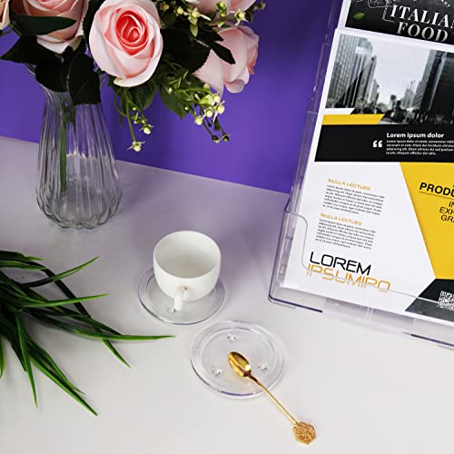 Belle Vous Set mit 12 Glaskerzenhaltern aus transparentem Glas – Kerzenhalter für Hochzeit, Spa, Partys, Dekoration des Hauses, Tischdeko und Geschenke