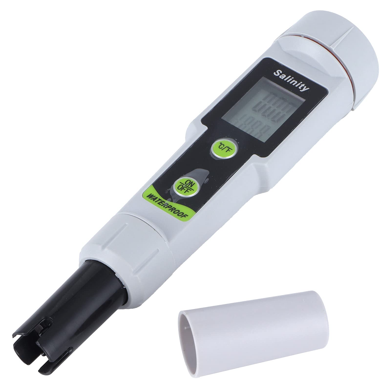 BuyWeek Misuratore di Salinità Digitale 2 in 1 Penna Tester con Cacciavite per Piscine Pesca