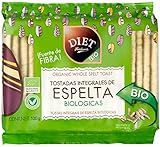 DIAT Radisson - Tostadas Integrales de Espelta Biológicas | Tostadas Ecológicas de Espelta | Tostadas Ligeras | Fuente de Fibra | Bajo Contenido de Grasa | Veganas | Aptas para control de peso