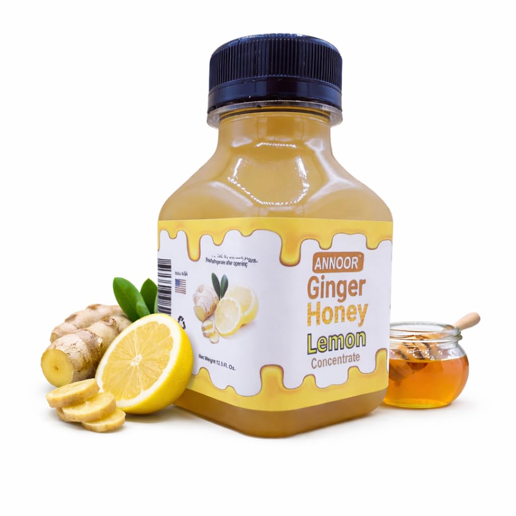 Amazon.com: Ginger Lemon & Honey Concentrate Juice by Annoor |8.5