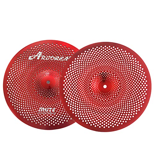 Arborea Low Volume Cymbal Pack - 14" Hi Hat, 16" & 18" Crashes, 20" Ride, 5-Piece Set with Free Cymbal Bag & Practice Mute
