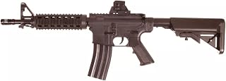 Saigo Defense Rifle de Airsoft SG00063 Estilo M16 - Modelo Resorte - Armamento Manual/Tiro a Tiro - Material: Plástico de Alta Resistencia - Color: Negro - Potencia 0.37 Julios