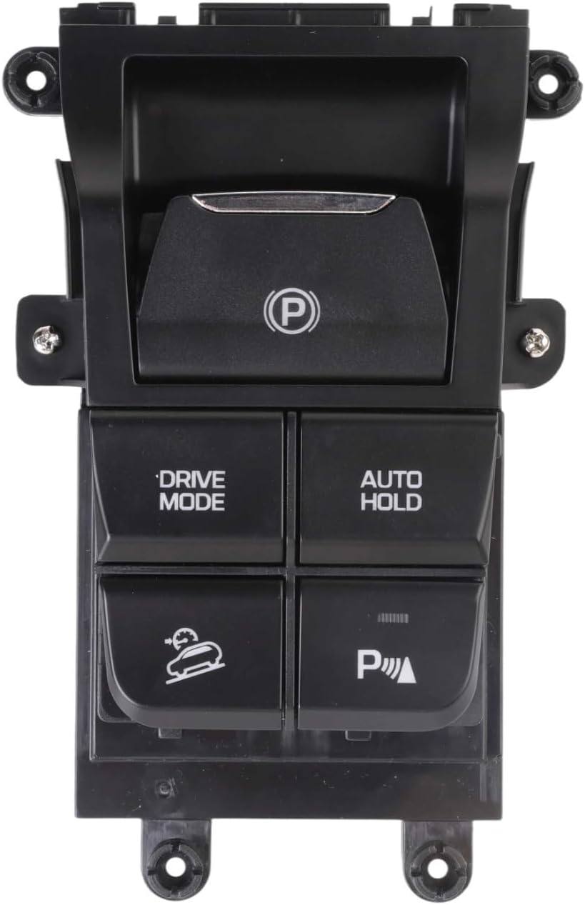 Car Handbrake Parking Brake Switch Compatible with Hyundai for Tucson 2015 2016 2017 2018 2019 2020 Parking Brake Switch Electronic Parking Brake Button(93300D30104X)