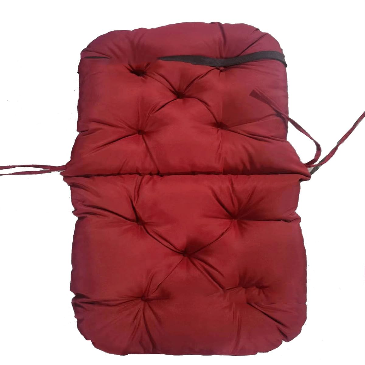 Na zewnątrz LounCush gruba poduszka rozkładana 100 x 45 cm / 120 x 60 cm antypoślizgowa poduszka do siedzenia na patio futrzane miseczki na stół do Sun Los.