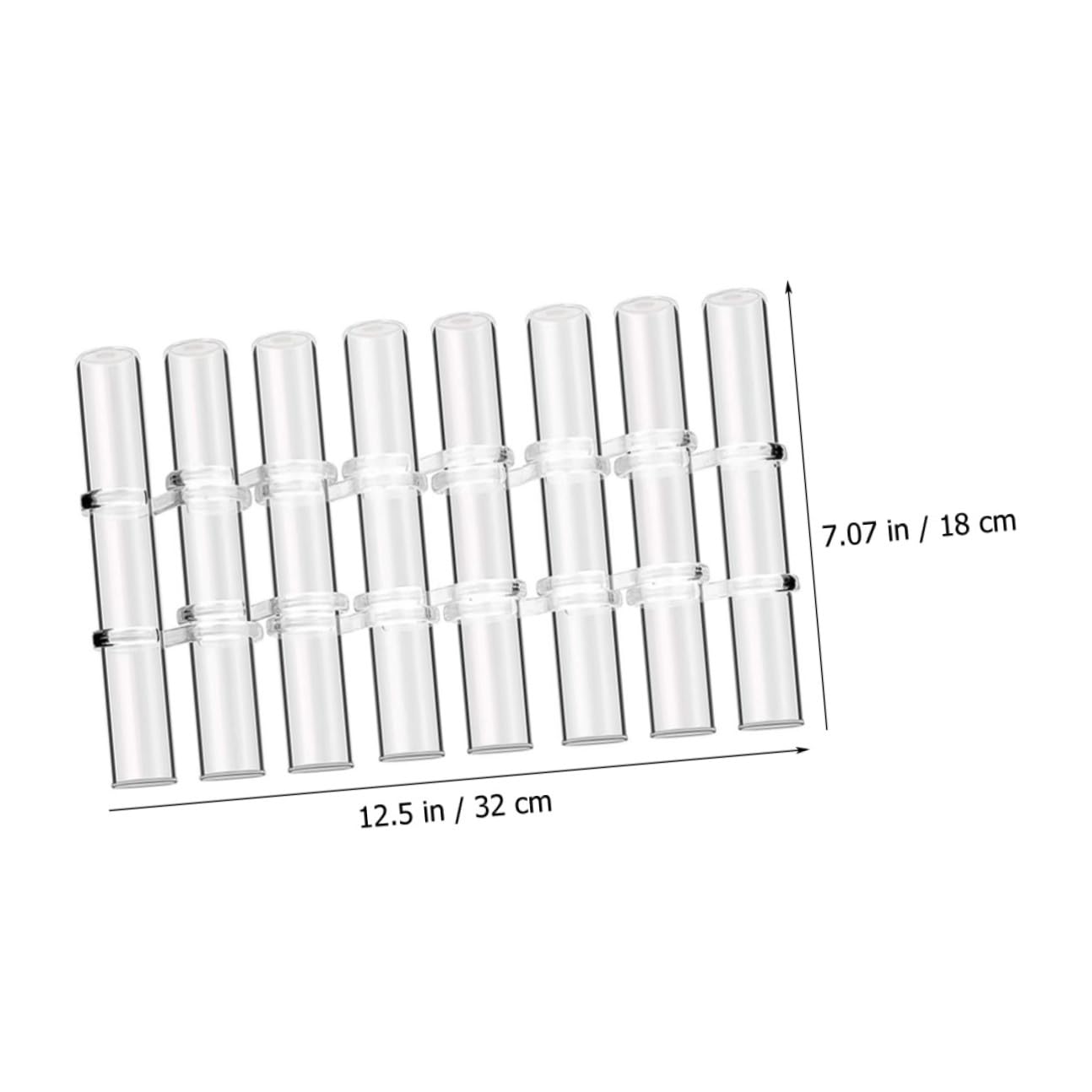 Set de Vases Verre Transparent pour Propagation Hydroponique Grand Format avec Brosse Pot de Fleurs Design pour Décoration Intérieure et Bureau
