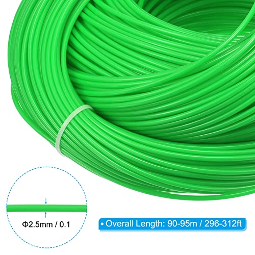 PATIKIL Wicker Repair Kit, 296ft 2.5mm Round Synthetic Rattan Material Plastic Wicker Woven Rattan Set for DIY Craft and Weaving Basket Making, Green by PATIKIL - Image 2