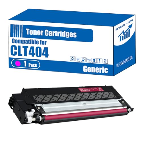 Image of Compatible for Samsung CLT404 Toner Cartridges Xpress SL-C430 SL-C430W SL-C480 SL-C480W SL-C480FW Printers, High Yield 3000 Pages, Accurate Imaging Rich Colors (1 Pack Magenta)