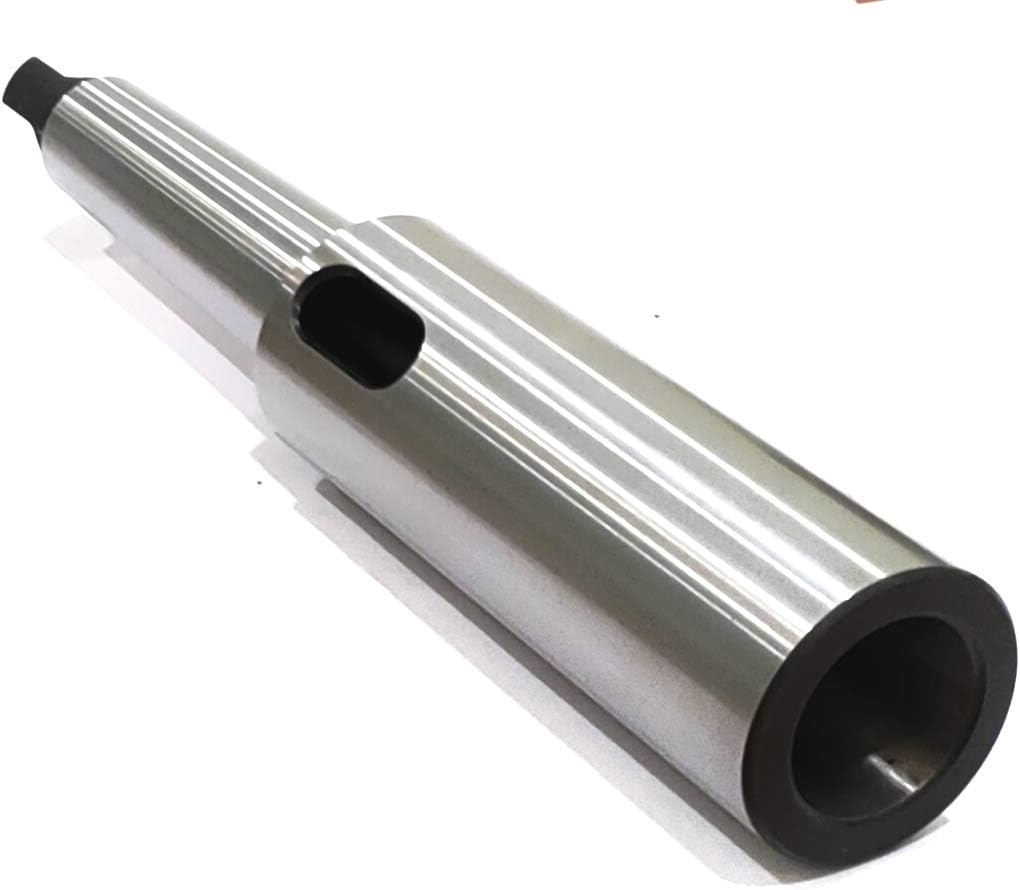 Hardened-Bore Ground Extension Socket Sleeve for CNC Lathe, Milling & Drill Press (MT4 (Outside)- MT4 (Inside))