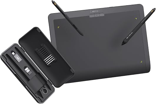 Xencelabs Pen Tablet Medium v2, Drawing Tablet, Studio Level Graphic Tablet, Includes Two v2 Pens, HP Anyware Support, Private Bluetooth 5.0 Wireless Connection for Win/Mac/Linux