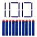 Produktbild QUN FENG Refill Pfeile Darts 100PCS Nerf Darts Schaum Spitze Premium Kugeln Munition Pack für Nerf N-Streik Elite Blasters Kid Gun Spielzeug, blau