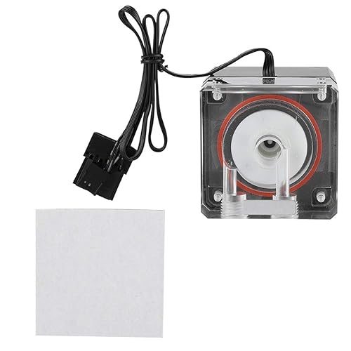 Miniatura 6 de Bomba de agua silenciosa, bomba de agua integrada de refrigeración por agua de PC, soporta velocidad de control inteligente PWM, conexión universal