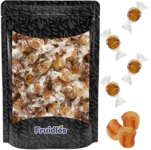 Ginger Cuts Round Hard Candy, Individually Wrapped (1/2 Pound (Approx 30 Pieces))