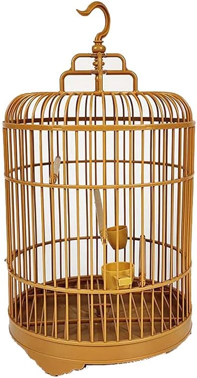 Jaula para pájaros Pequeño jaula de pájaros Pequeña jaula pequeña pájaro pájaro perla canario pájaro jaula colgada ornamental pájaro jaula for pequeño loro amor pájaro Jaula para periquitos ( Color :