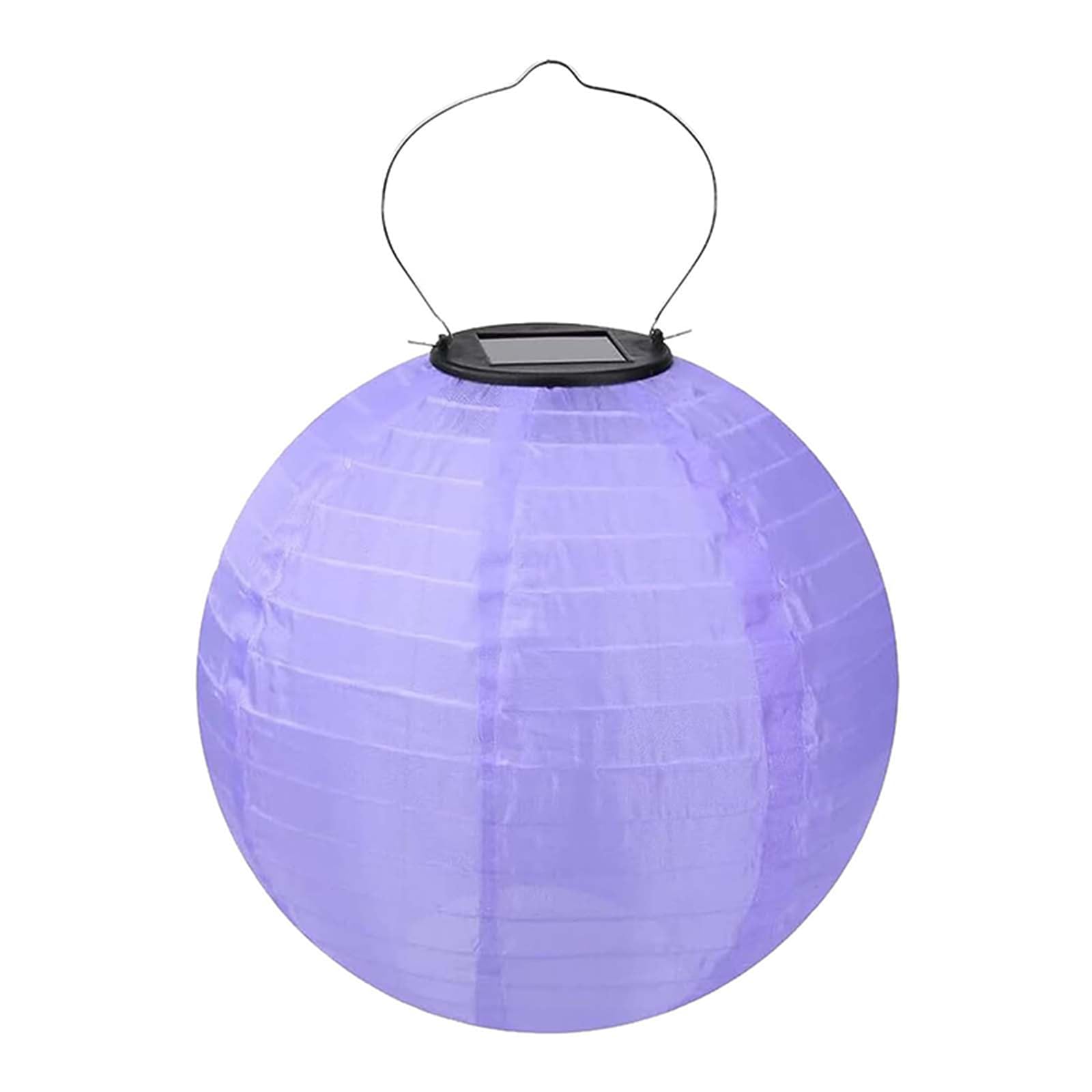 12 Inch Solar Powered Lanterns, Nylon Hanging Lanterns, LED Garden Decorative Light, Hanging Solar Santerns for Outdoor/Indoor