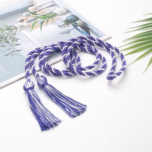 Image of ONUPGO Graduation Cord, Graduation Honor Cords Rayon Braided Tassel Cord for 2026, 68 inch Polyester Yarn Long Robe Honor Rope for Graduation Students, Bachelor Gown