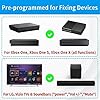 tiebutie Pre-Programmed Media Remote Control Compatible with Xbox One, One S/X - Universal Control for Xbox Remote, LG & Vizio TV Remotes with Extra 7 Learning Programmed Keys