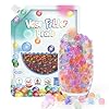 260,000Pcs Water Gel Beads for Centerpieces Rainbow Vase Filler Beads for Soilless Planting, Fragrance Diffusion, Floating Candle Holding,Non-Toxic Beads for Wedding Centerpiece,Floral Decorations