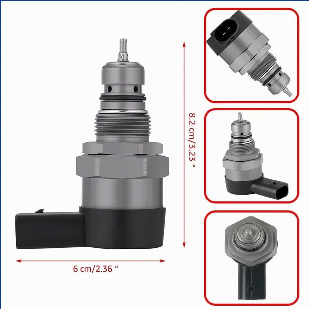 Capteurs de pression de rampe d'injection OEM 0281002985 A6420700146 0281002987 / Convient for Mercedes-Benz Classe C CLS Sprinter S204 W204 W212 V222 Capteur de rail de carburant
