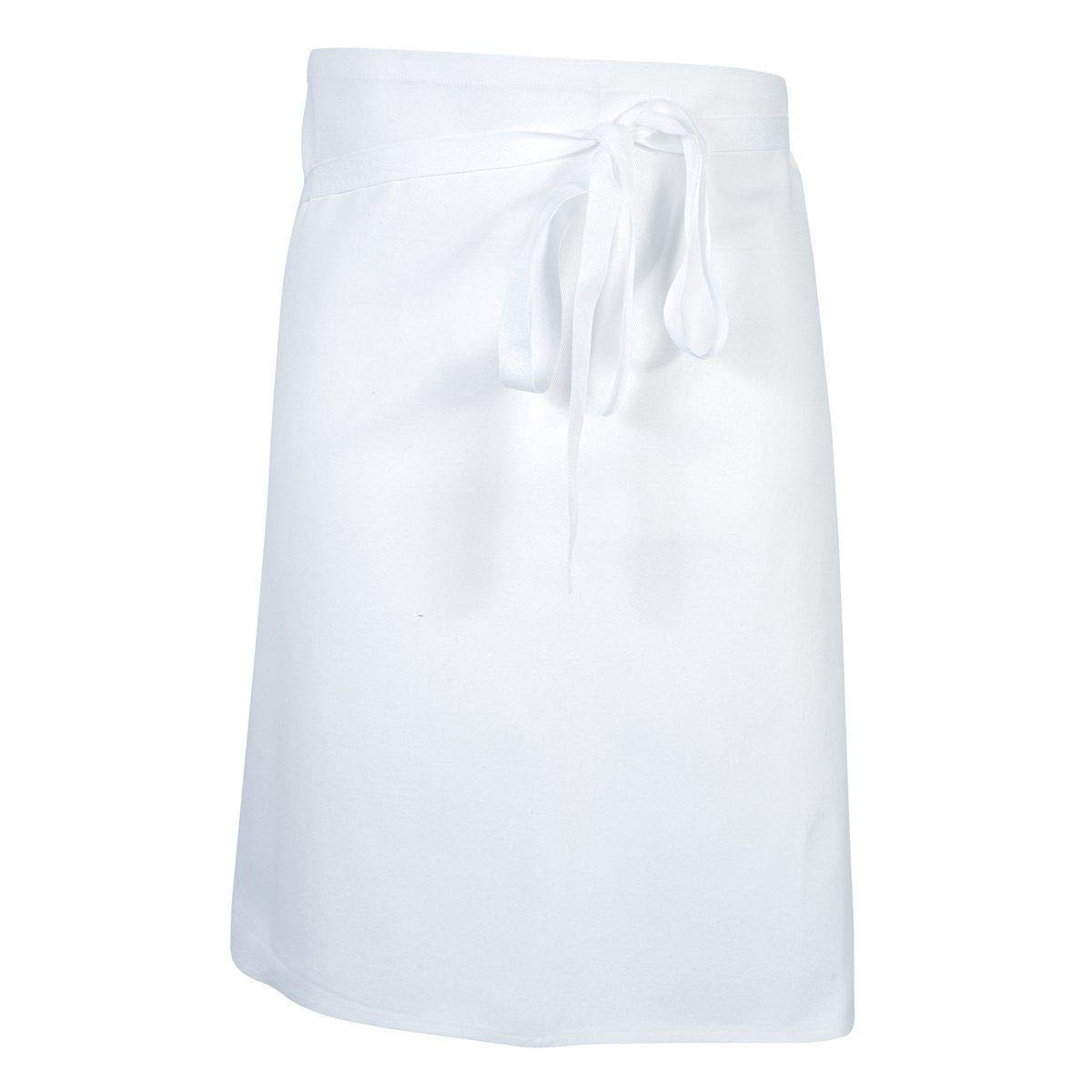 ROBUR - Tablier demi-​chef - Blanc - Taile Unique