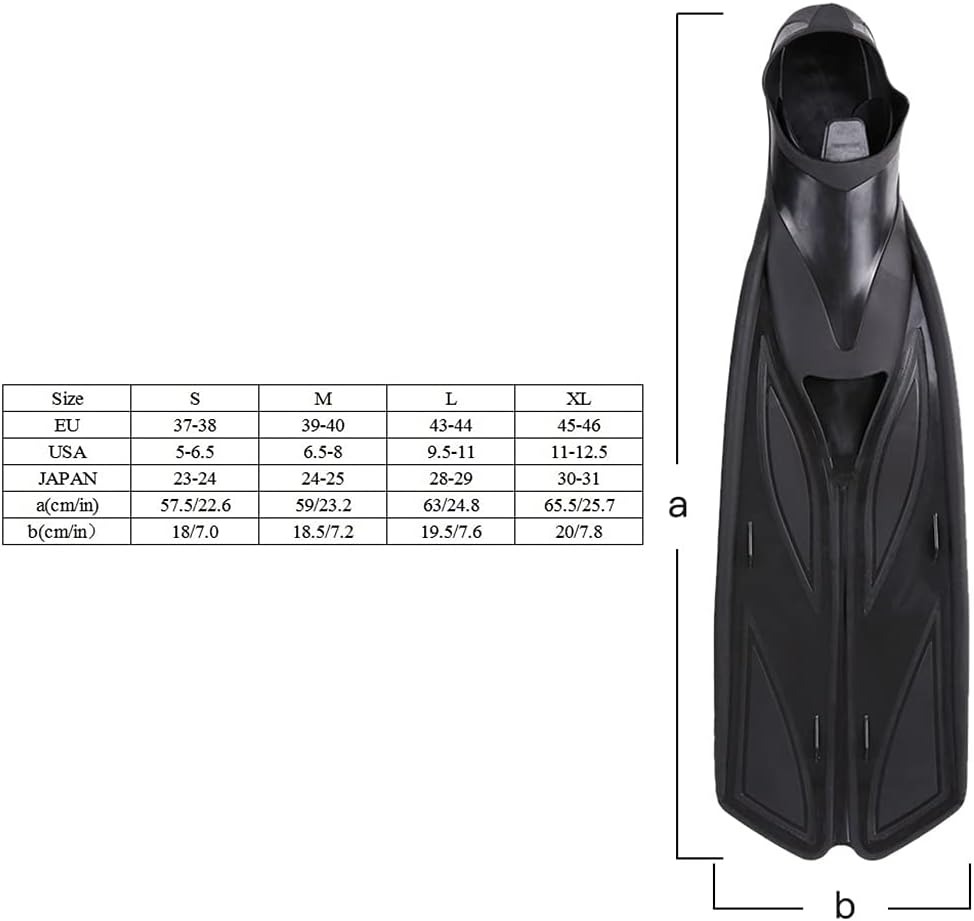 Diving Swimming Fins Adult Profession Diving Fins Flippers Water Sports Adult Flexible Comfort Swimming Fins