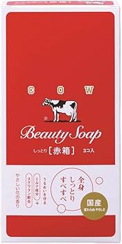 Amazon.co.jp: [Bulk Purchase] Cow Soap, Cow Brand, Red Box, 3