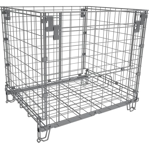 FRANKEL kaiserkraft | Caisse-palette grillagée pliante | L x l 1200 x 1000 mm | hauteur...