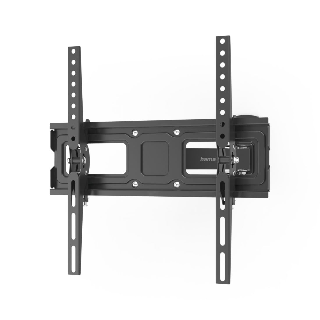 Hama TV Wandhalterung schwenkbar, neigbar, ausziehbar (TV Wandhalterung 32-65 Zoll, VESA 100x100 bis VESA 400x400, bis 30kg, mit Fischer-Dübeln) schwarz