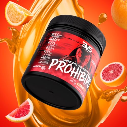 3VS Nutrition Pré Treino Prohibido 360g Sabor Citrus