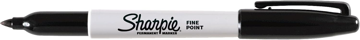 Sharpie 35010 Fine Point Permanent Marker, Black, 36-count