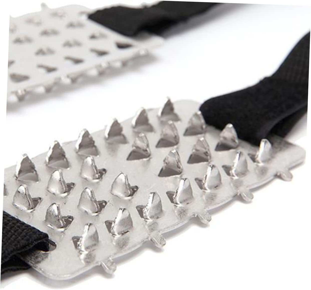Non-Slip Lacing Crampons for 26-Toothed Ice Shoe Cover Spike System Flexible for Boys and Girls Adults