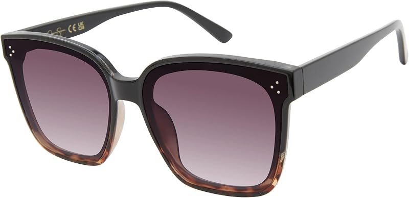 essica Simpson Women's J6214 Oversized Cat Eye Square Sunglasses