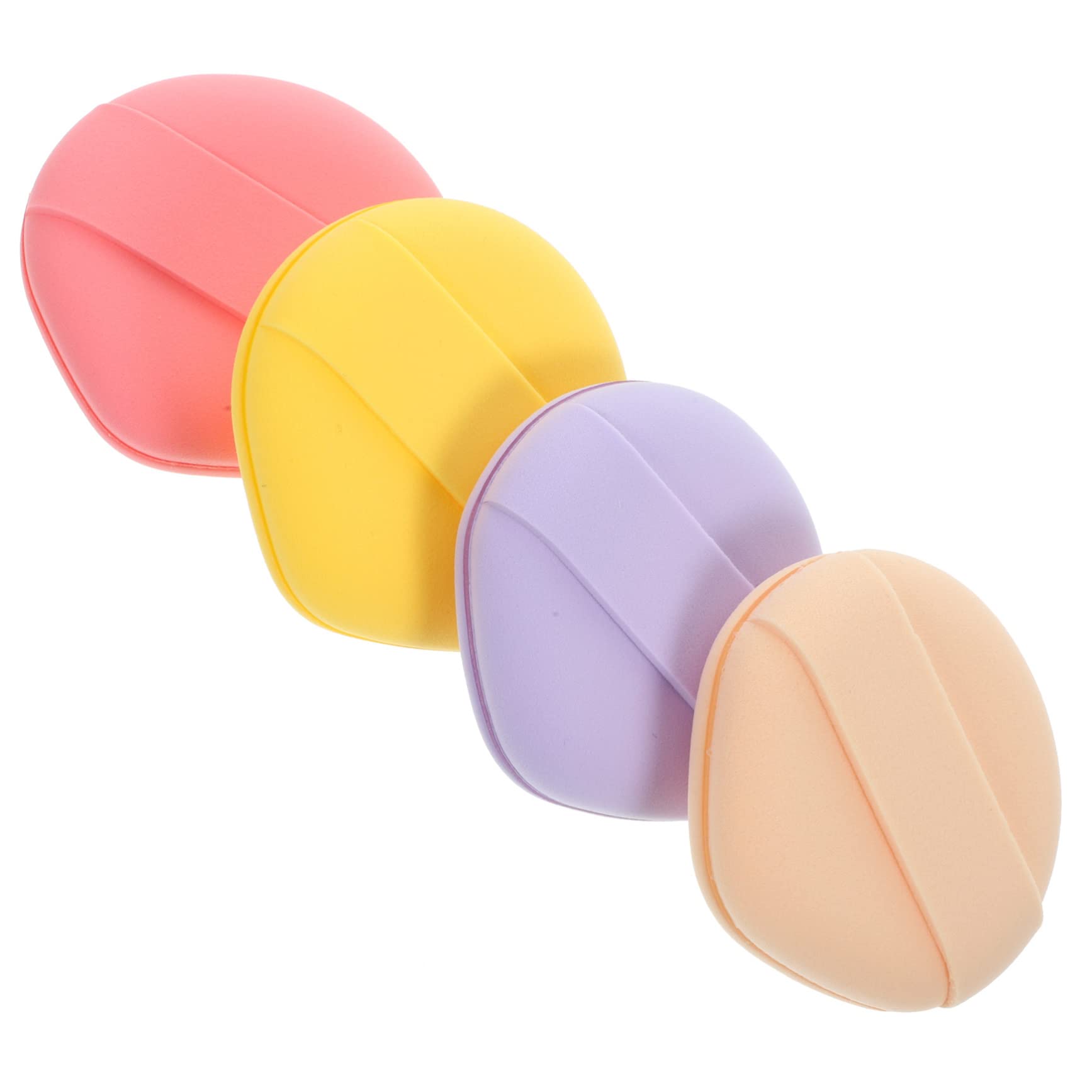 POPETPOP 20pezzi Spugnette Make up Per Fondotinta e Polvere Spugne Rotonde Schiuma Morbida Per Applicazione Di Trucco Facili Da Trasportare e Utilizzabili Viaggio