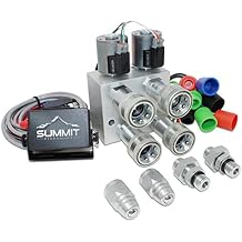 Summit Hydraulics Hydraulic Multiplier Kit, SCV Splitter/Diverter Valve w/JD Old Style Couplers w/Switch Box