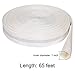 fowong 1 Inch Water Hose, Flexible Lightweight Backwash Lay-Flat Garden Hose for Outdoor Lawn Garden Irrigation, 1 Inch x 65 Ft Discharge Hose for Pool.