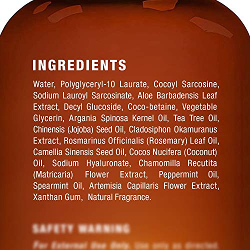 image for Majestic Pure Tea Tree Hand Soap - Liquid Hand Wash with Pure Aloe Ver