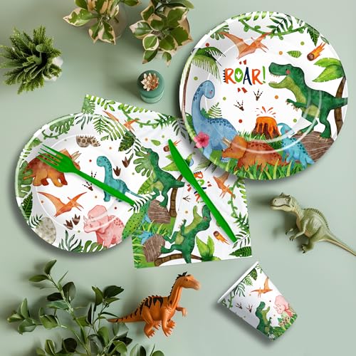 Srua Don Dinosaur Birthday Party Supplies Boy, Dino Birthday Decorations by Srua Don - Used condition - Image 7