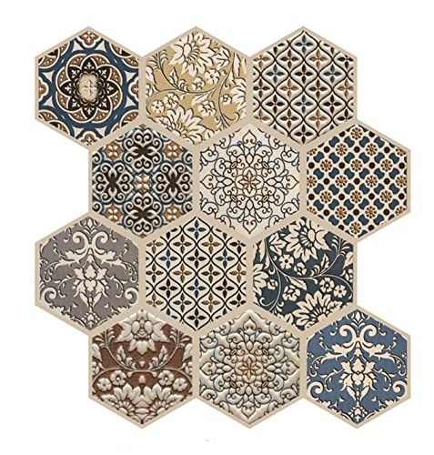 10 Piezas Paneles Decorativos 3d/paneles Decorativos Para Pared/adesivos Paredes Decoración/placas Antihumedad/3D Pegatinas De Azulejos Decorativos (A)