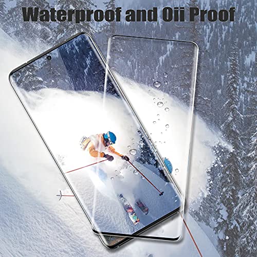 Afsku [2+2 Pack] Galaxy S20 Plus Screen Protector And Camera Lens Protector, Hd Clear Tempered Glass, Fingerprint Support,3D Full Coverage, Scratch Resistant, For Samsung Galaxy S20 Plus #TOP3