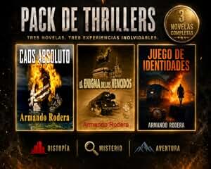 PACK DE THRILLERS (El enigma de los vencidos + Juego de identidades + Caos absoluto)