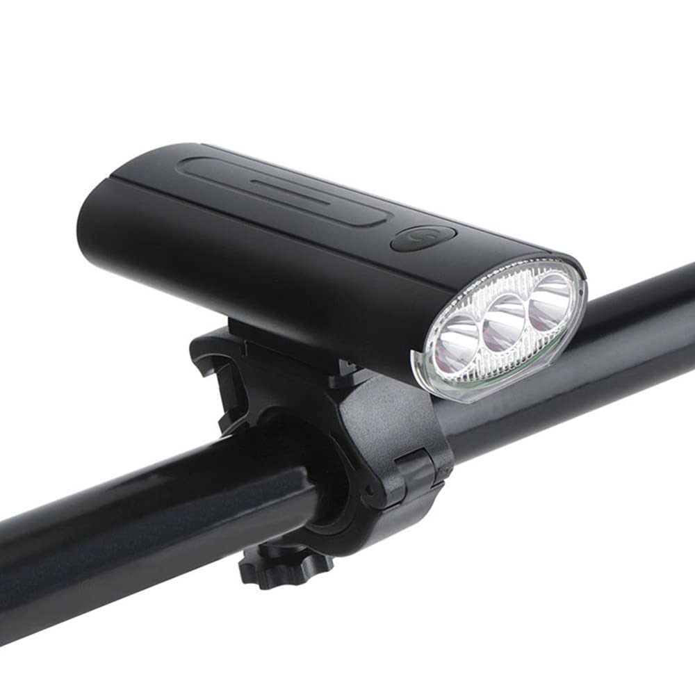 Luce per Bicicletta Ricaricabile Tramite USB, Torcia a LED Impermeabile, Faro Anteriore da 1500 Lumen, Utilizzabile Anche Come Power Bank, Luce Posteriore per Bicicletta.