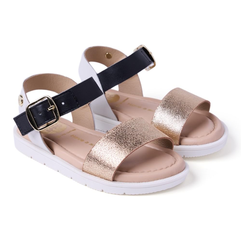 GIOSEPPO Ongata T-Strap, Gold, 4 UK