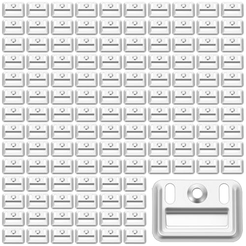 Image of 200 pcs Stainless Steel Z-Clips (1.73 inch /44mmx1.22 /31mm) - Wall Panel Fixing Piece, Clamp for Integrated Wall Panels, Heavy Duty Walls Panel Buckle for Toilet Seats & Furniture Mounting