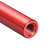 Vista 3 de uxcell 15 Pcs M3x12mm Round Aluminum Standoff Column Spacer Female Red for Drone FPV Quadcopter Racing RC Multirotors Parts DIY