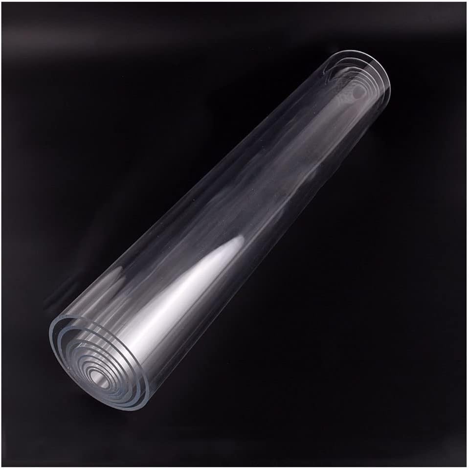 Acrylic Clear Pipe, 16~110mm Acrylic Clear Aquarium Tube, Garden Watering Irrigation System Hard Pipe Fittings 1pcs (Color : Outer Dia 110mm, Size : 50cm Long(1pc))