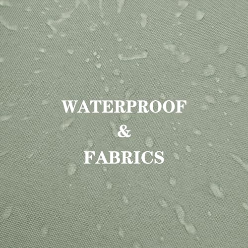 Home Brilliant Sage Green Cushion Covers 45 x 45 for Garden Furniture Decorative Outdoor Cushions Covers Waterproof Summer - Image 3