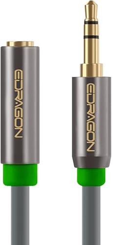 Miniatura 6 de Cable auxiliar de 0.138 in de 25 pies (24.9 ft) de 0.138 in macho a macho cable de audio estéreo de 25 pies (24.9 ft) para automóvil, estéreo,