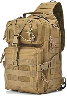 Gowara Gear Tactical Sling Bag Pack Military Backpack Range Bags Tan